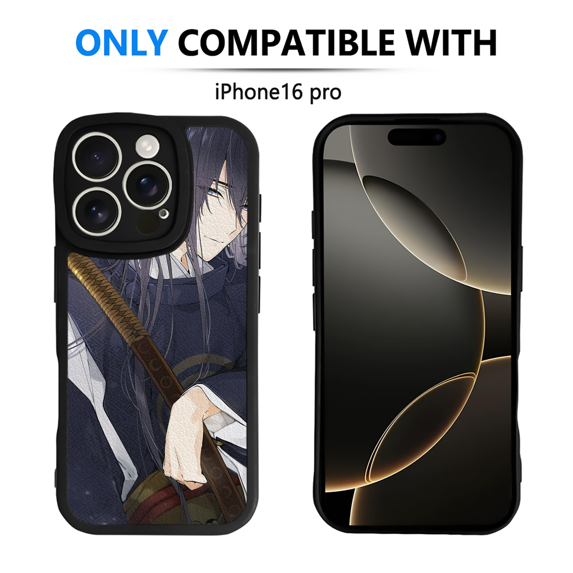 （画像用） 刀剣乱舞 Touken Ranbu 【iPhone 16シリーズ対応】シリコンスマホケース（レザー調） 材質：シリコン